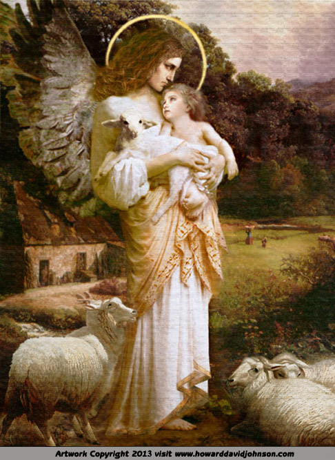 angel art angelic painting